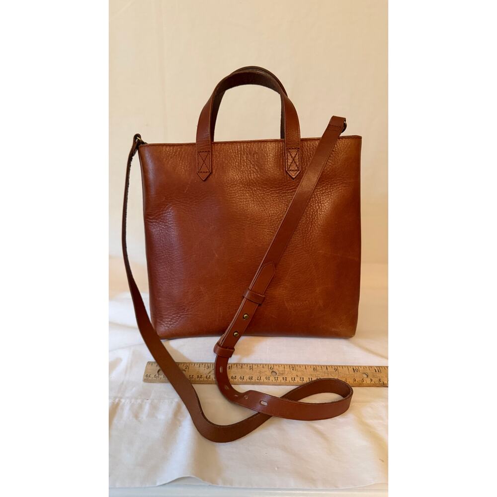 Madewell brown leather bag purse handbag crossbody